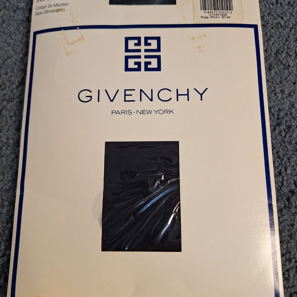 1990 Givenchy Navy Blue Stockings